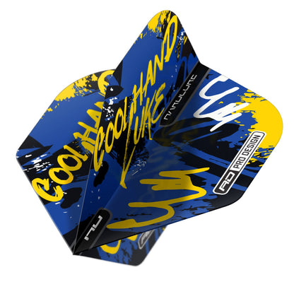 Luke Humphries Graffiti Blue Hardcore Standard - Dart Flights BY RED DRAGON