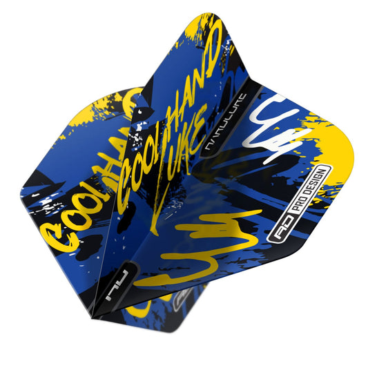 Luke Humphries Graffiti Blue Hardcore Standard - Dart Flights BY RED DRAGON