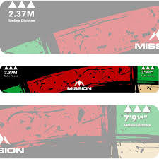 Mission Throw Line Oche - Toeline - Double Top