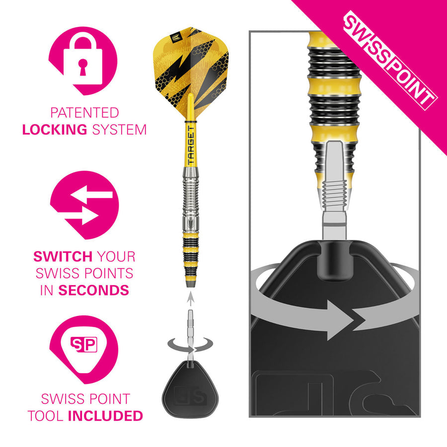 BUZZ 90% SP03 STEEL TIP DART 2026
