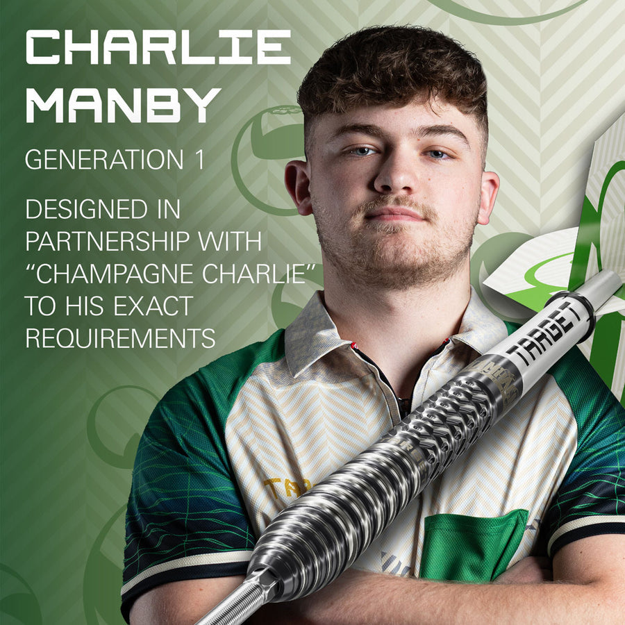 CHARLIE MANBY 95% STEEL TIP DARTS 2026