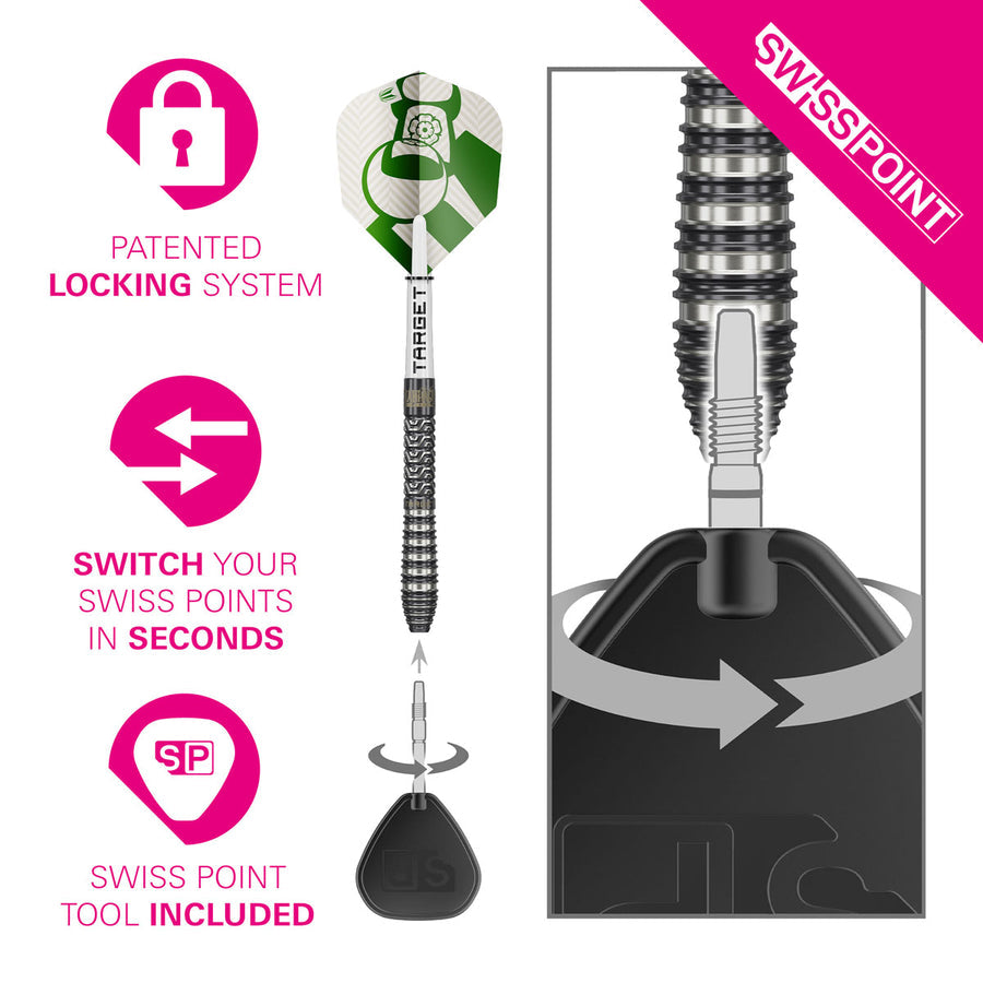 CHARLIE MANBY 95% STEEL TIP DARTS 2026