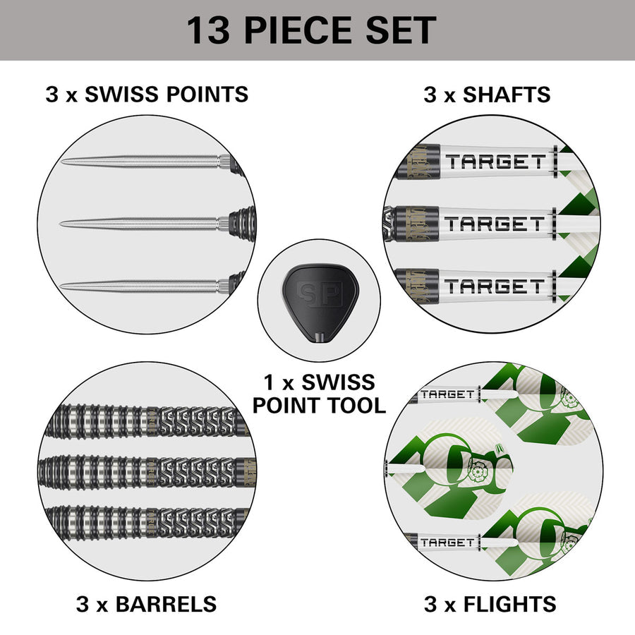 CHARLIE MANBY 95% STEEL TIP DARTS 2026