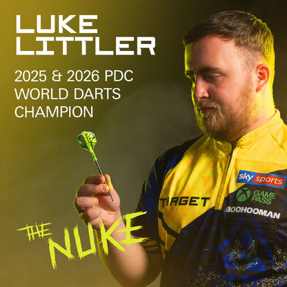 LUKE LITTLER NUKE FALLOUT  90% SP STEEL TIP DARTS 2026