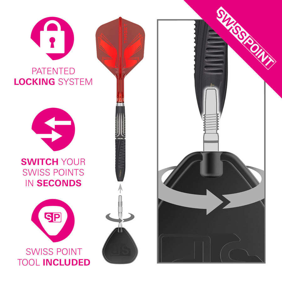TARGET SHIFT 90% SP STEEL TIP DARTS 2026