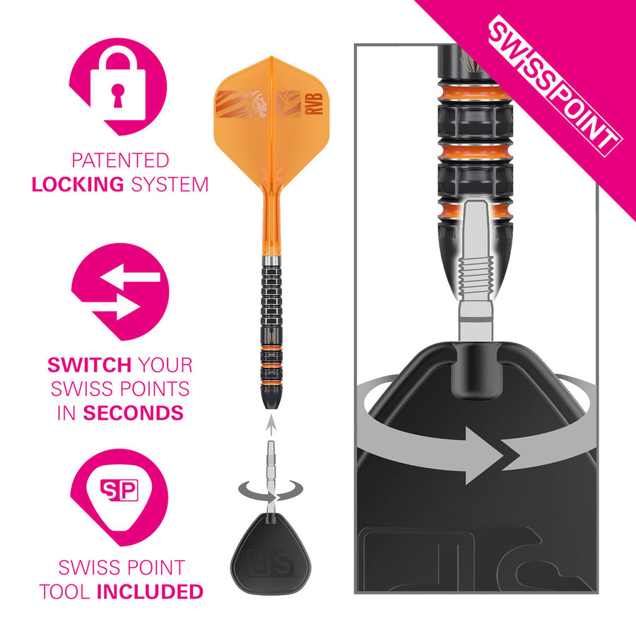 RAYMOND VAN BARNEVELD 95K SP STEEL TIP DARTS 2026