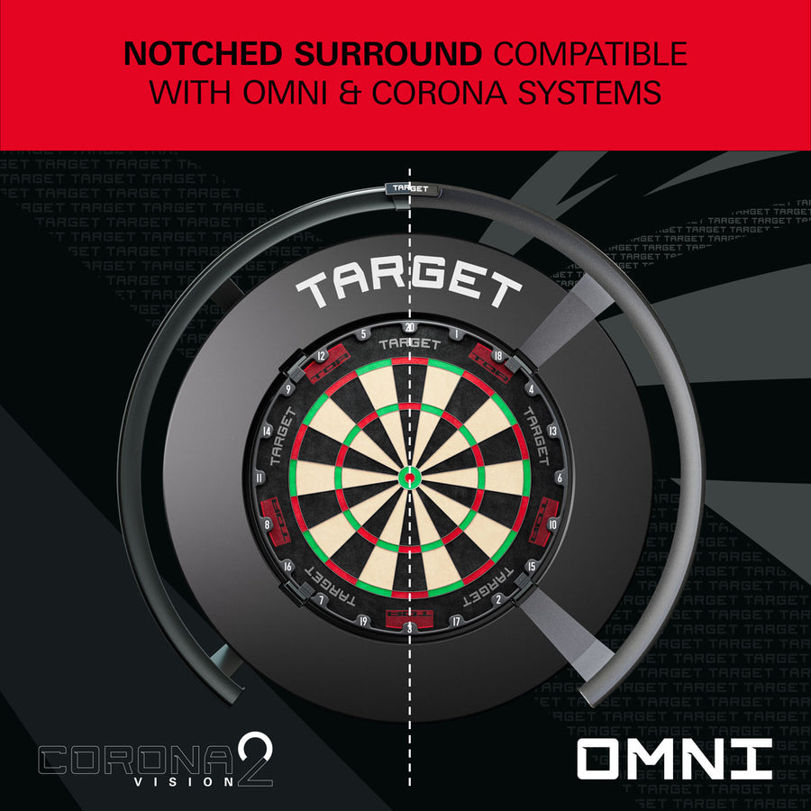 TARGET NOTCHED DARTBOARD SURROUND