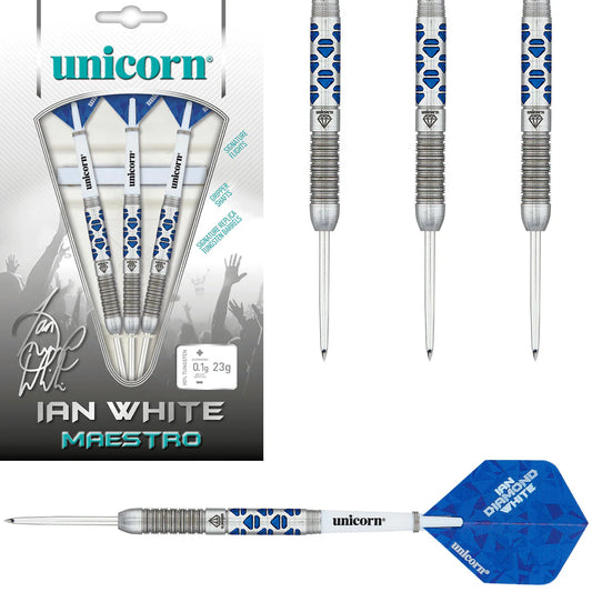 Unicorn Ian White Darts - Steel Tip - Maestro - Phase 2