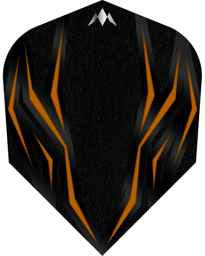 Mission Lava Dart Flights - 100 Micron - Std - No6-Orange