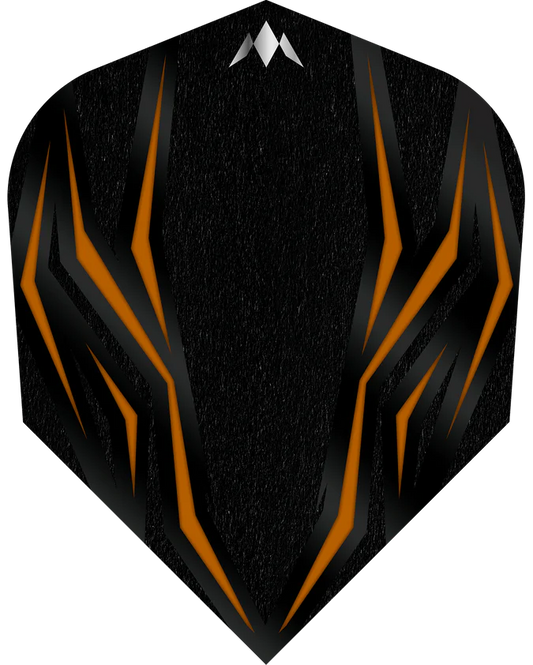 Mission Lava Dart Flights - 100 Micron - Std - No6-Orange