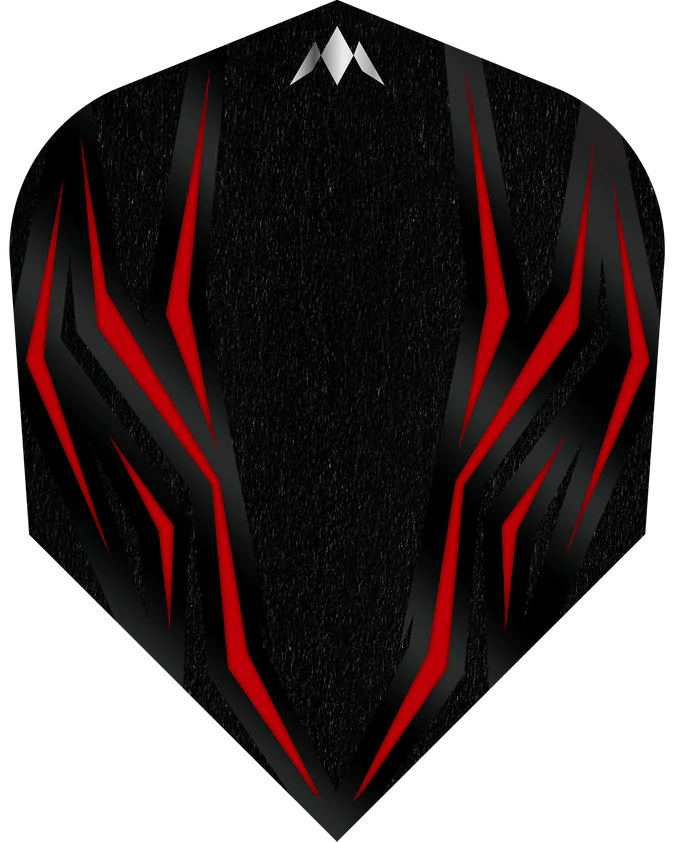 Mission Lava Dart Flights - 100 Micron - Std - No6-Red