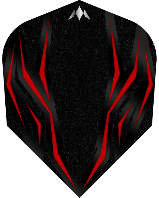 Mission Lava Dart Flights - 100 Micron - Std - No6-Red