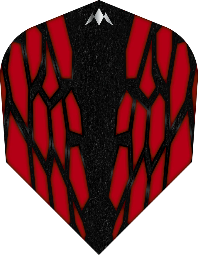 Mission Magma Dart Flights - 100 Micron - Std - No6 Red