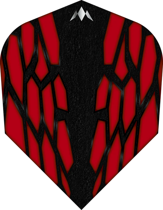 Mission Magma Dart Flights - 100 Micron - Std - No6 Red