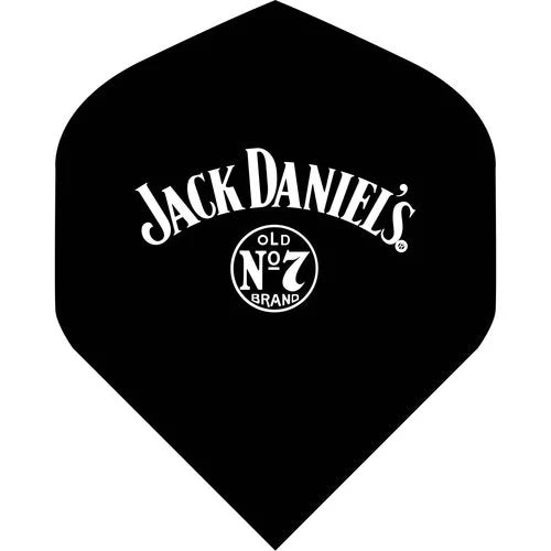 Jack Daniels JD Brand Dart Flights - No2 - Std Old No 7 Logo