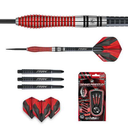 Dennis Priestley Special Edition 90% Tungsten Steel Tip Darts by Winmau
