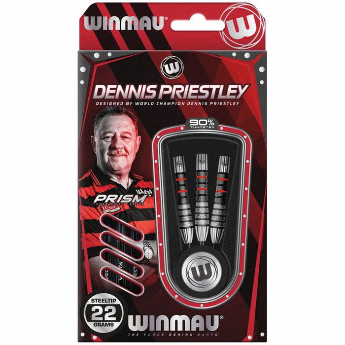 Dennis Priestley Diamond 3-Zero Steel Tip Darts by Winmau