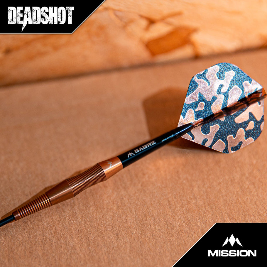 Mission Dead Shot Darts
Steel Tip - 95% Tungsten - Bronze