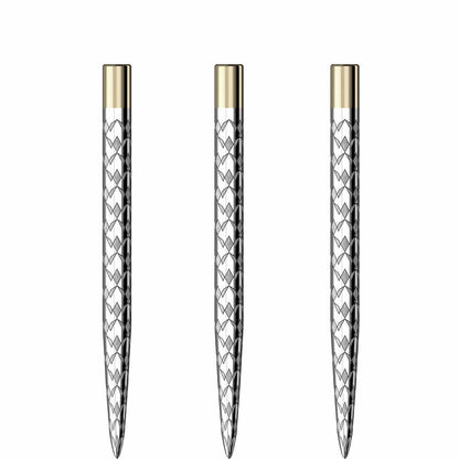 Mission Laser Plus - Steel Tip - Lasered Spare Points - Multi Logo - Silver