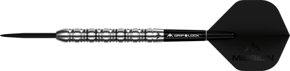 Mission Argent Darts
Steel Tip - 90% Tungsten - Silver