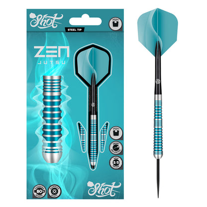 Zen Jutsu V2 80% Tungsten Steel Tip Darts by Shot