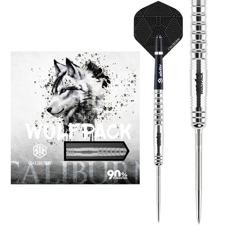 Caliburn Wolfpack Darts
Steel Tip - 90% Tungsten - W6 - 22g