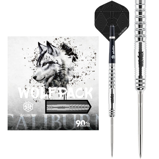 Caliburn Wolfpack Darts
Steel Tip - 90% Tungsten - W6 - 22g