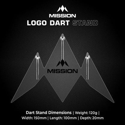 Mission Acrylic Dart Stand Logo
3 Dart Display Stand