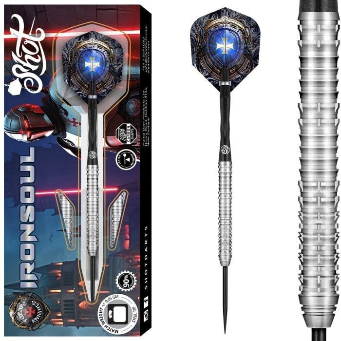 Shot Future Knights Ironsoul 90% Steel Tip Darts