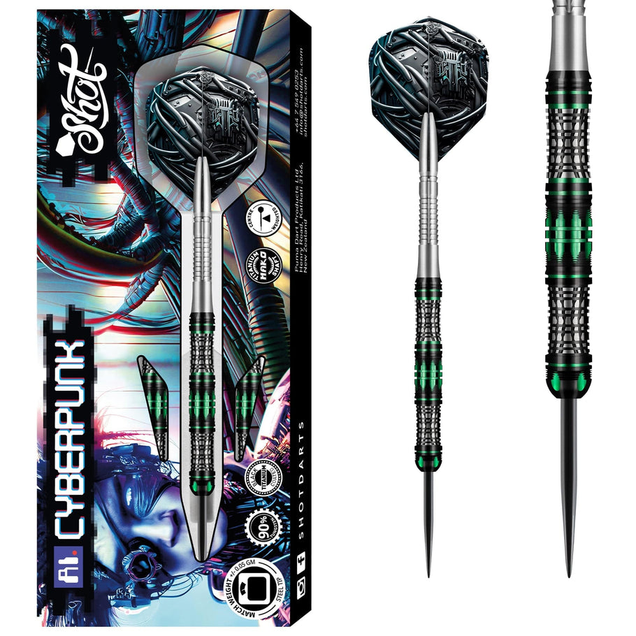 AI Cyberpunk 90% Tungsten Steel Tip Darts by Shot