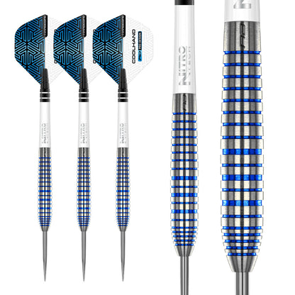 Luke Humphries TX3 Cool Blue SE 90% Tungsten Steel Tip Darts by Red Dragon