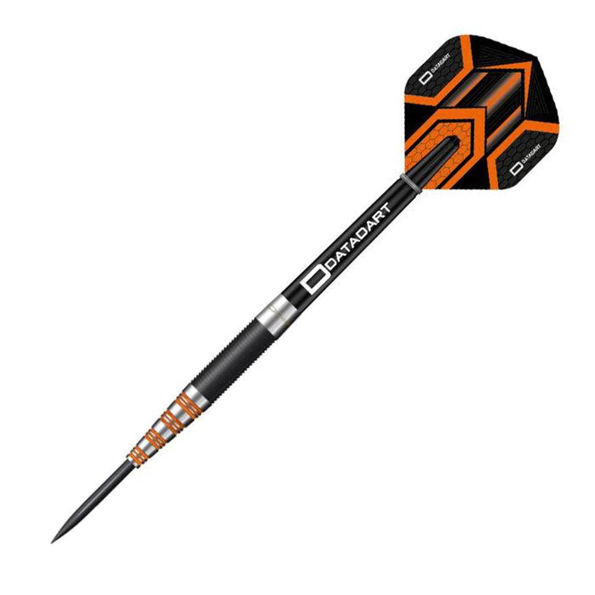 Datadart Draco Darts - Steel Tip - 95% - Black PVD - Orange