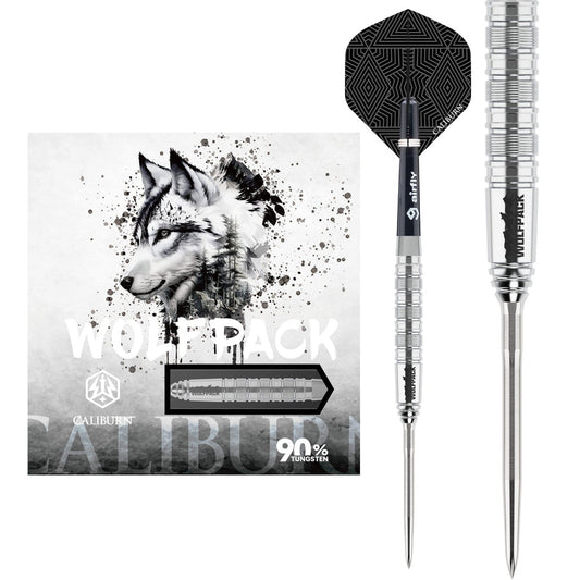 Caliburn Wolfpack Darts
Steel Tip - 90% Tungsten - W7 - 21g