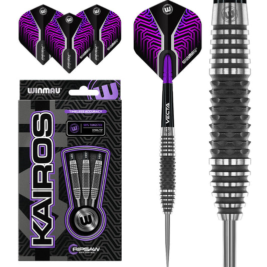 Winmau Kairos 02 90% Tungsten Steel Tip Darts