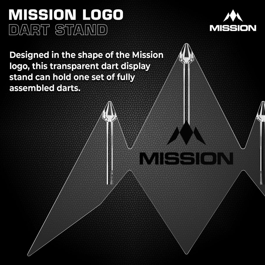 Mission Acrylic Dart Stand Logo
3 Dart Display Stand