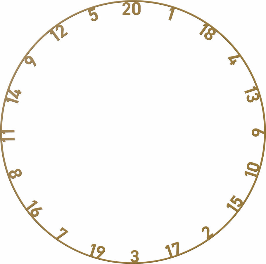 Bulls Number Ring - Coloured - Individual ring