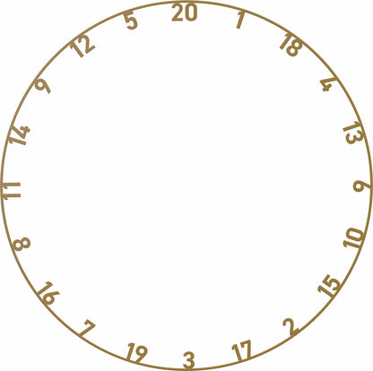 Bulls Number Ring - Coloured - Individual ring