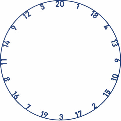 Bulls Number Ring - Coloured - Individual ring