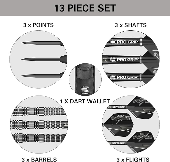 Target Barrel Power 8ZERO Black PBZ4 Steel 25g 190005