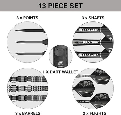 Target Barrel Power 8ZERO Black PBZ4 Steel 25g 190005