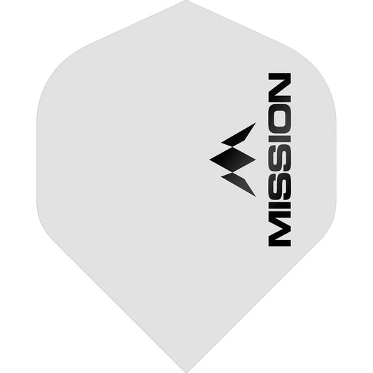 Mission Logo Dart Flights
100 Micron - No2 - Std - Matt White