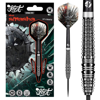 Shot Gnarly Smasha 90% Tungsten Steel Tip Darts