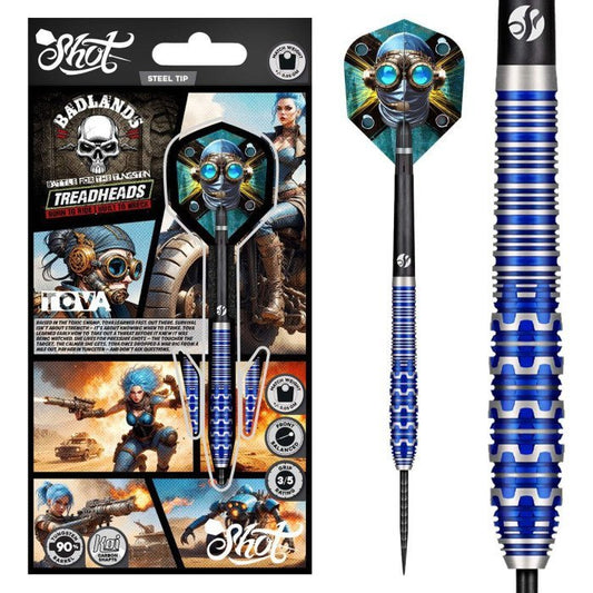 Shot Badlands Tova 90% Steel Tip Darts
