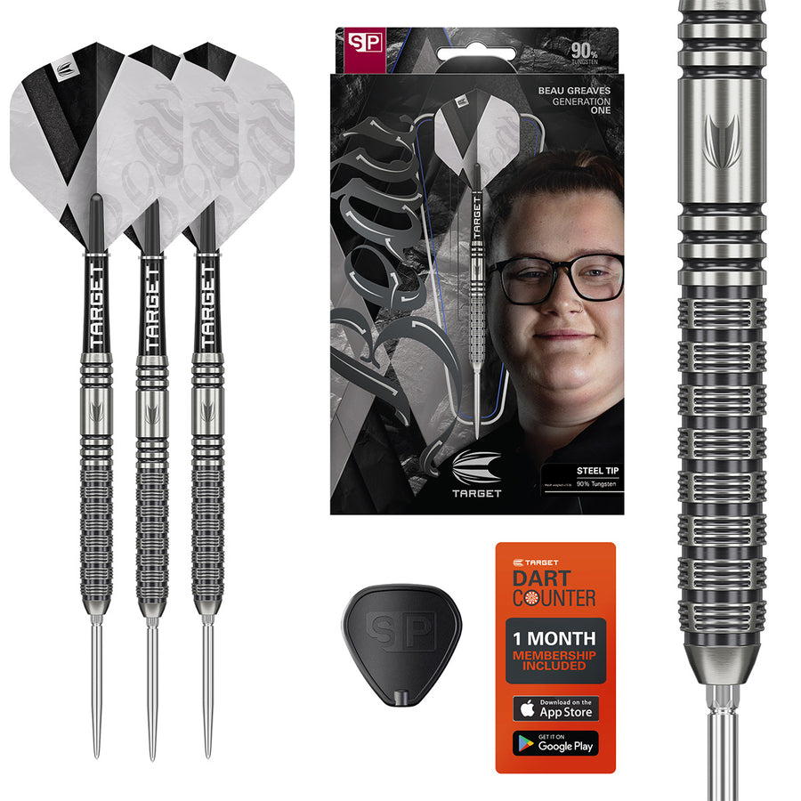 Target Beau Greaves G1 90% Tungsten SP Steel Tip Darts