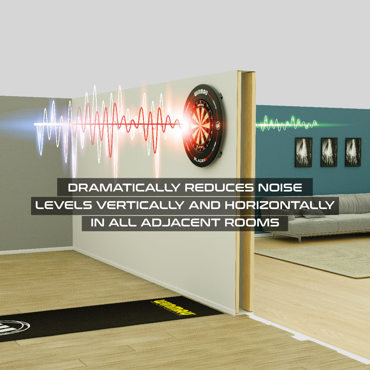 Wispa Sound Reduction System by Winmau
4100