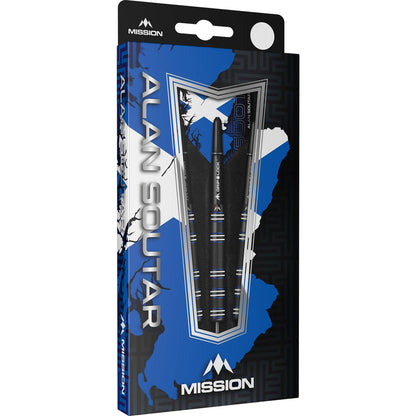 Mission Alan Soutar Darts - Steel Tip - 90% - Soots - Black Titanium