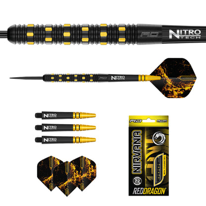 Nirvana 90% Tungsten Steel Tip Darts by Red Dragon