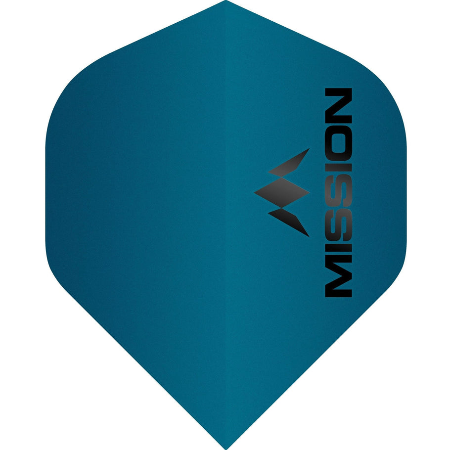 Mission Logo Dart Flights
100 Micron - No2 - Std - Matt Blue