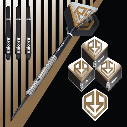 Ross Smith Natural 90% Tungsten Steel Tip Darts by Unicorn