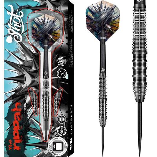 Shot Gnarly Darts
Steel Tip - 90% Tungsten - Rippah